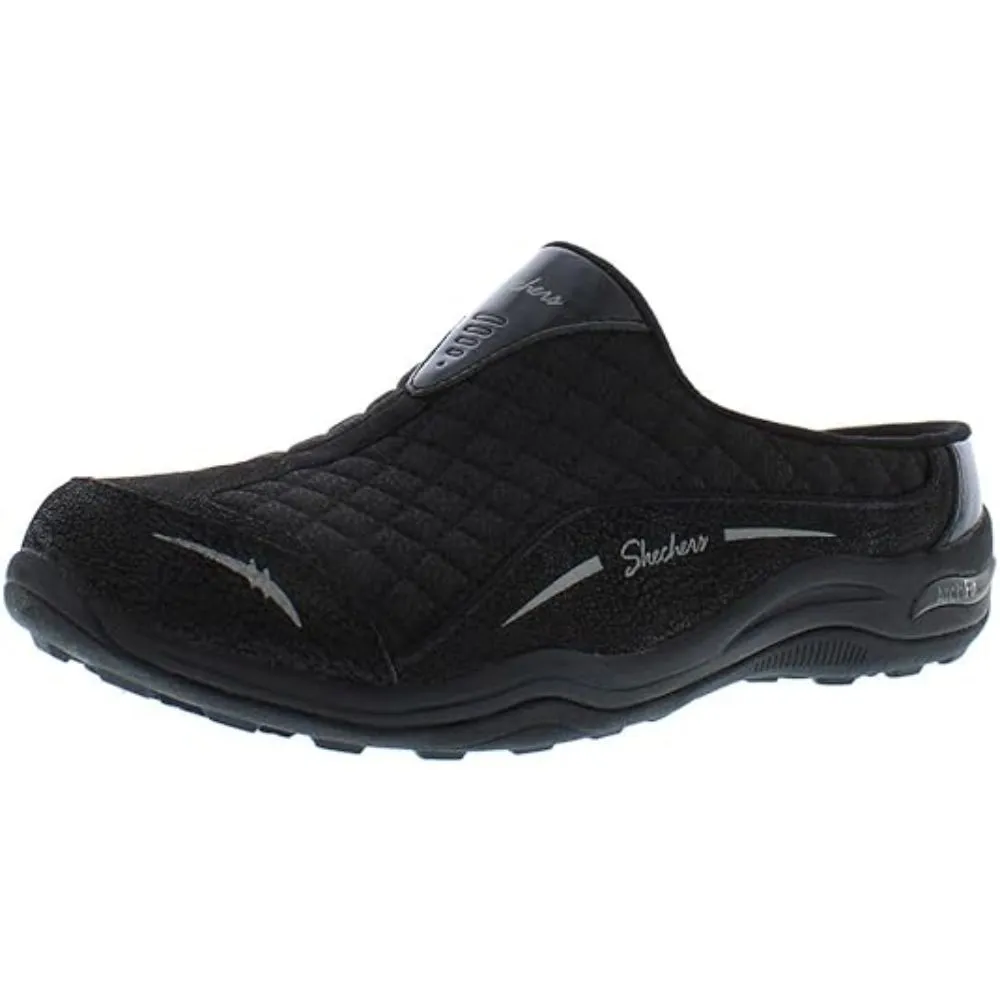 100322 Skechers Arch Fit Commute Womens Black Athletic Shoes
