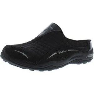 100322 Skechers Arch Fit Commute Womens Black Athletic Shoes