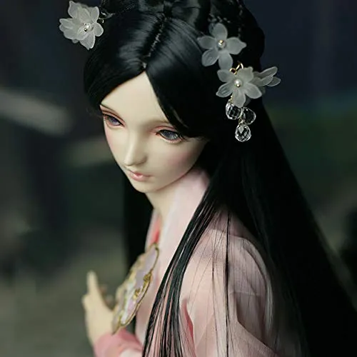 1/3 BJD Ball Jointed Doll Toy with Full Set Clothes Shoes Wig, Girl Doll Playset, Birthday for Your Daughter & Girlfriends(Princess Miaoxin)