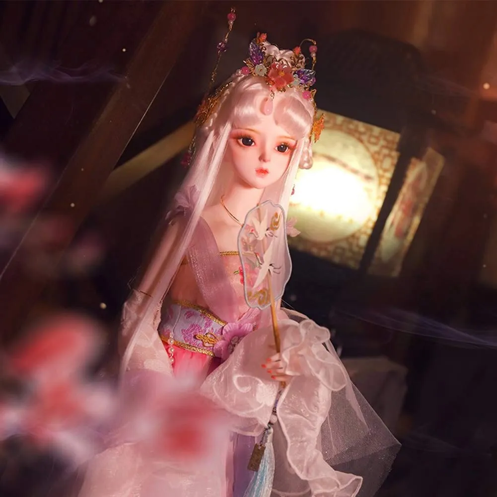 1/3 Bjd Doll 60Cm/24Inch Ball Jointed Doll DIY Toys Cosplay Fashion Dolls with Outfit Clothes Shoes Wigs Makeup for Girls,Xiao Qiao,Chinese Style Doll