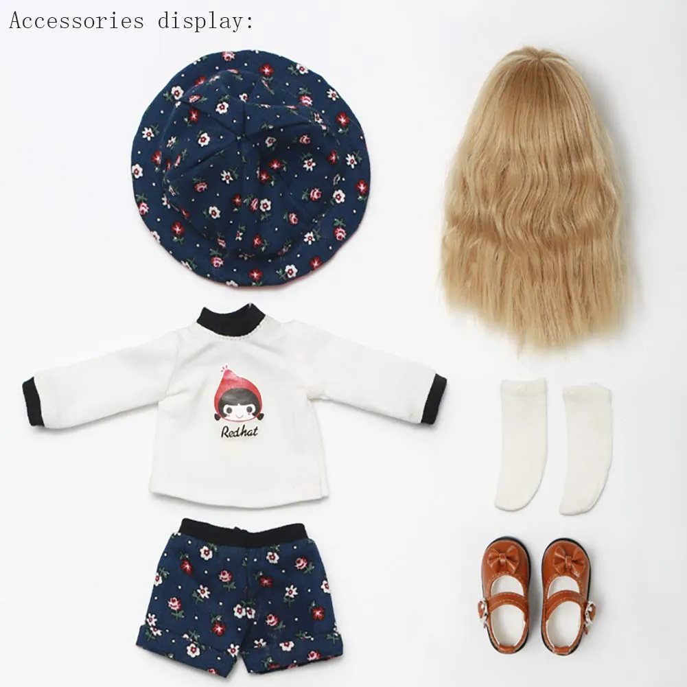 1/6 BJD Doll 26 cm 10 Inch 19 Ball Joints SD Dolls  Clothes   Wig   Skirt   Shoes   Socks, Surprise Doll Best Gift for Girls