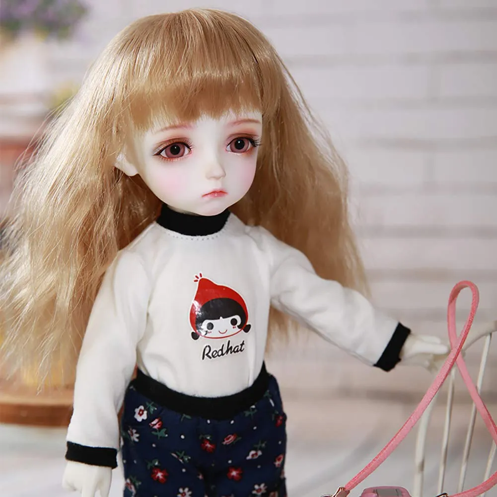 1/6 BJD Doll 26 cm 10 Inch 19 Ball Joints SD Dolls  Clothes   Wig   Skirt   Shoes   Socks, Surprise Doll Best Gift for Girls
