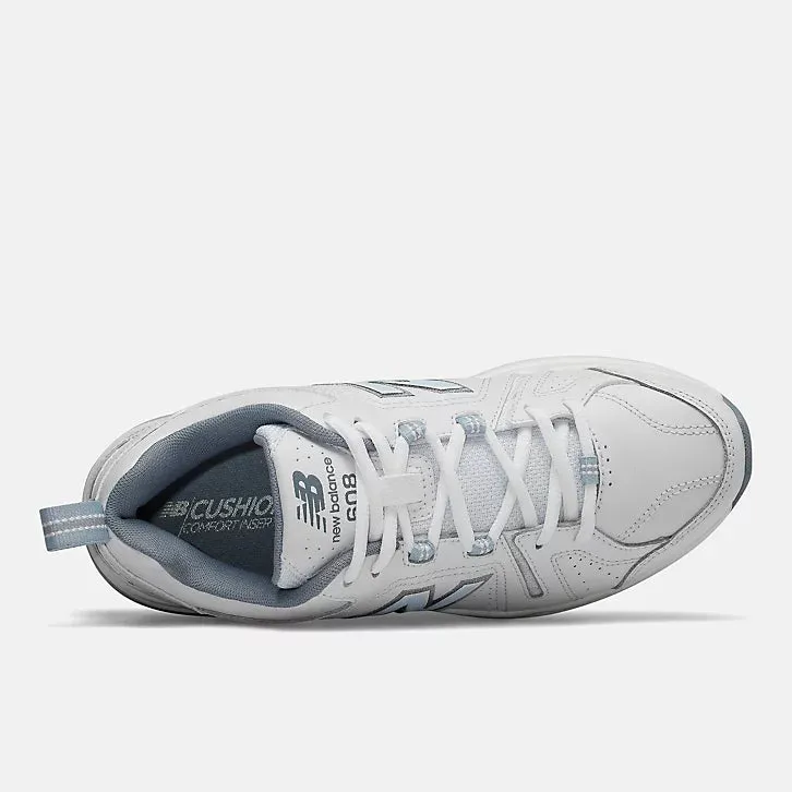 608v5 - White with Light Blue