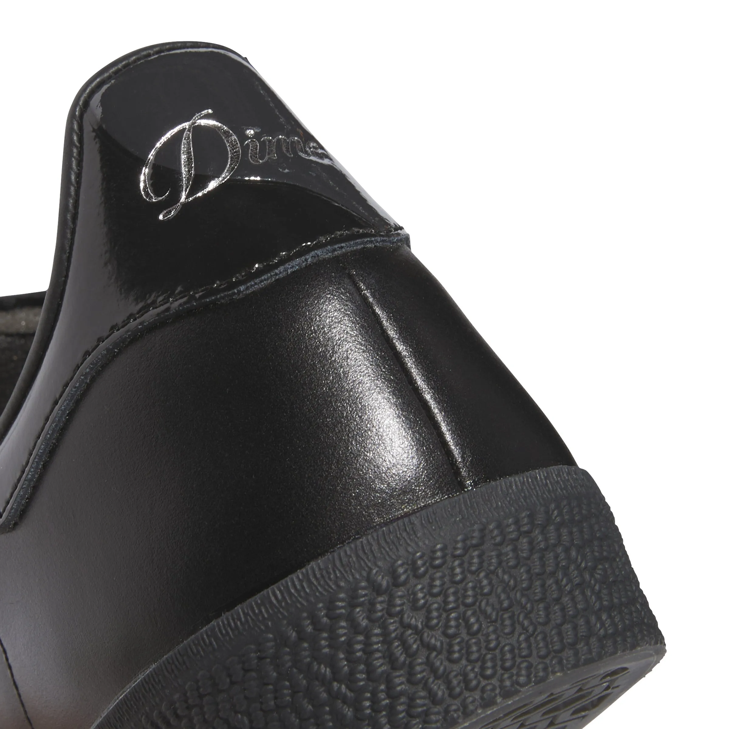 Adidas x Dime Gazelle Adv Skate Shoes-Core Black/Silver Metallic/Carbon