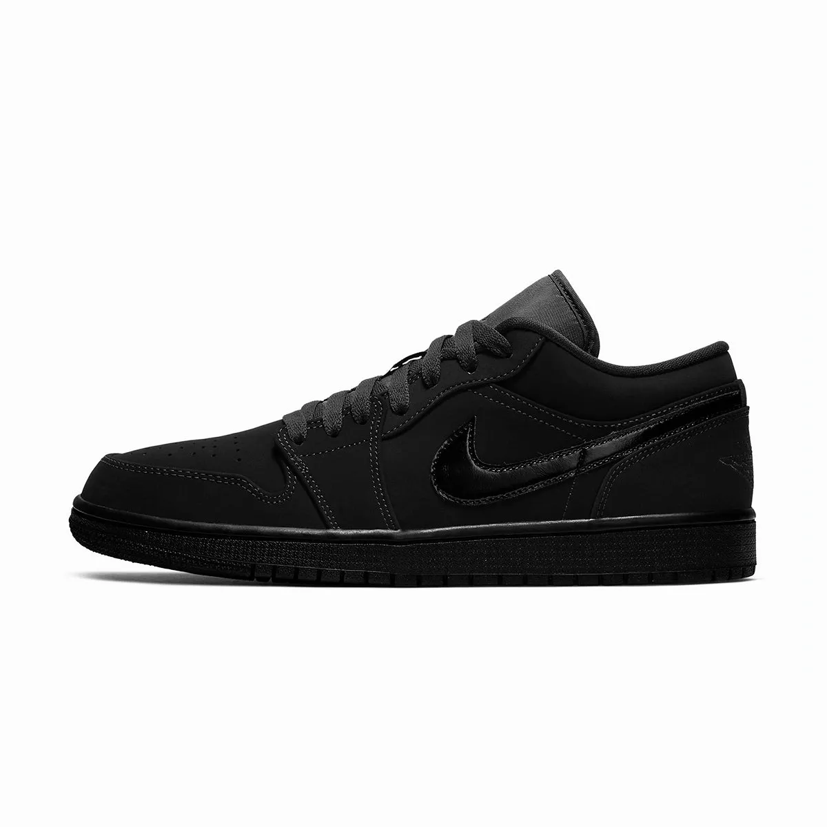 Air Jordan 1 Low "Triple Black" Nubuck 2019 (553558-056)