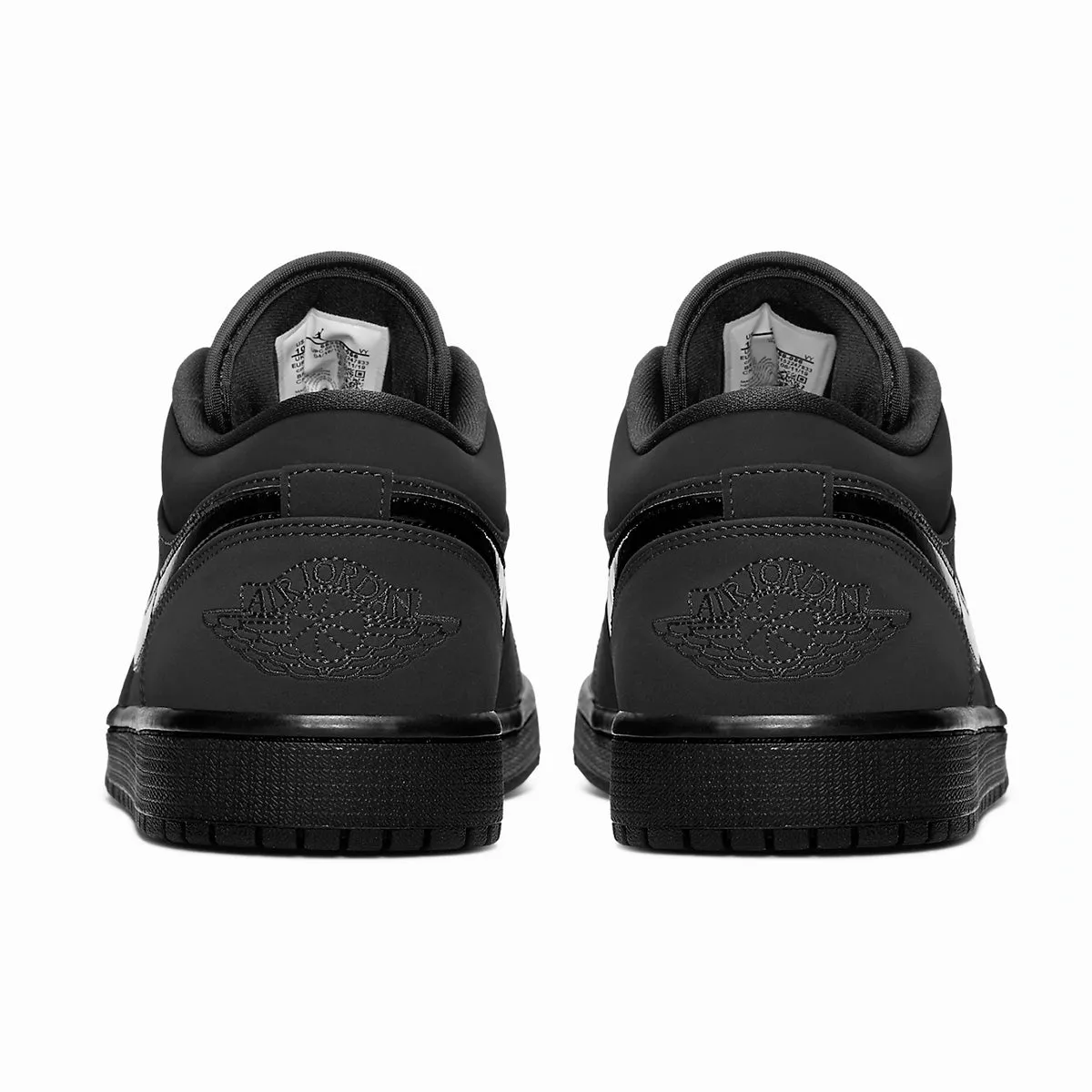 Air Jordan 1 Low "Triple Black" Nubuck 2019 (553558-056)