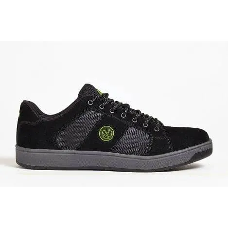 Apache KICK Black Suede Cup Sole Safety Trainers