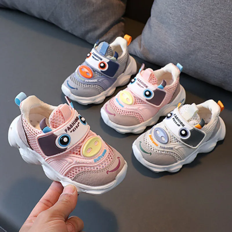 Baby Breathable EVA Smiley Face Shoes