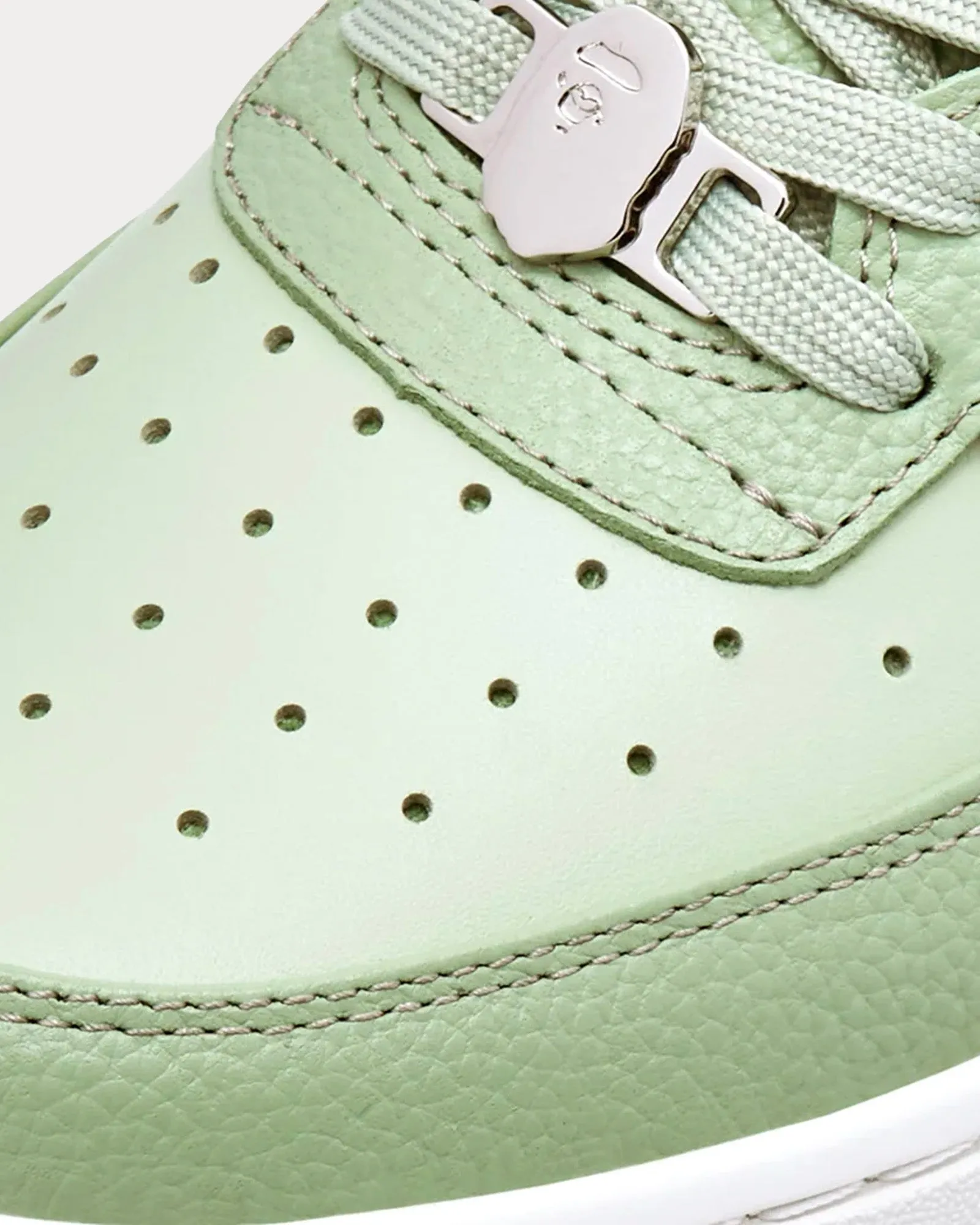 Bape Sta #9 Green Low Top Sneakers