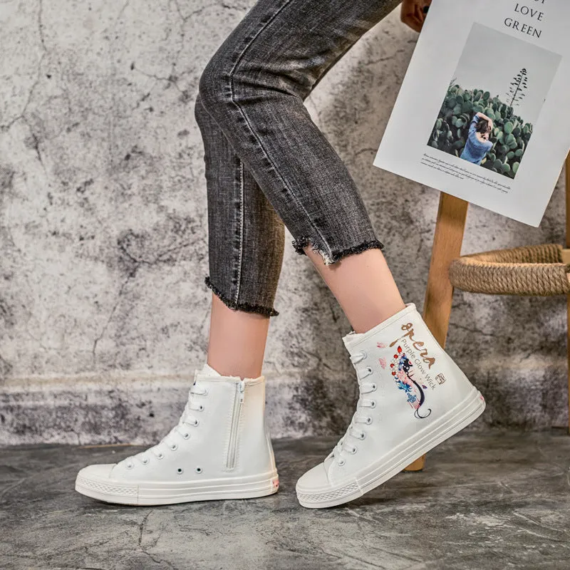 Belifi Casual Retro High Top Shoes