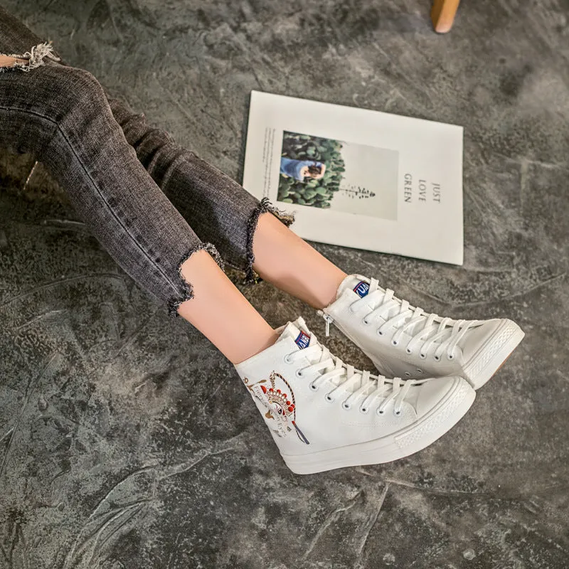 Belifi Casual Retro High Top Shoes