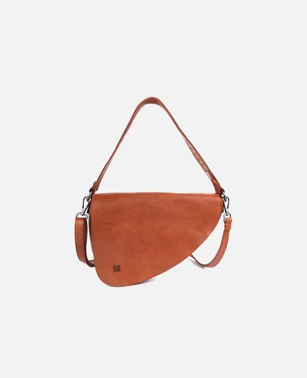 Biba Taos Leather Shoulder Bag Tan