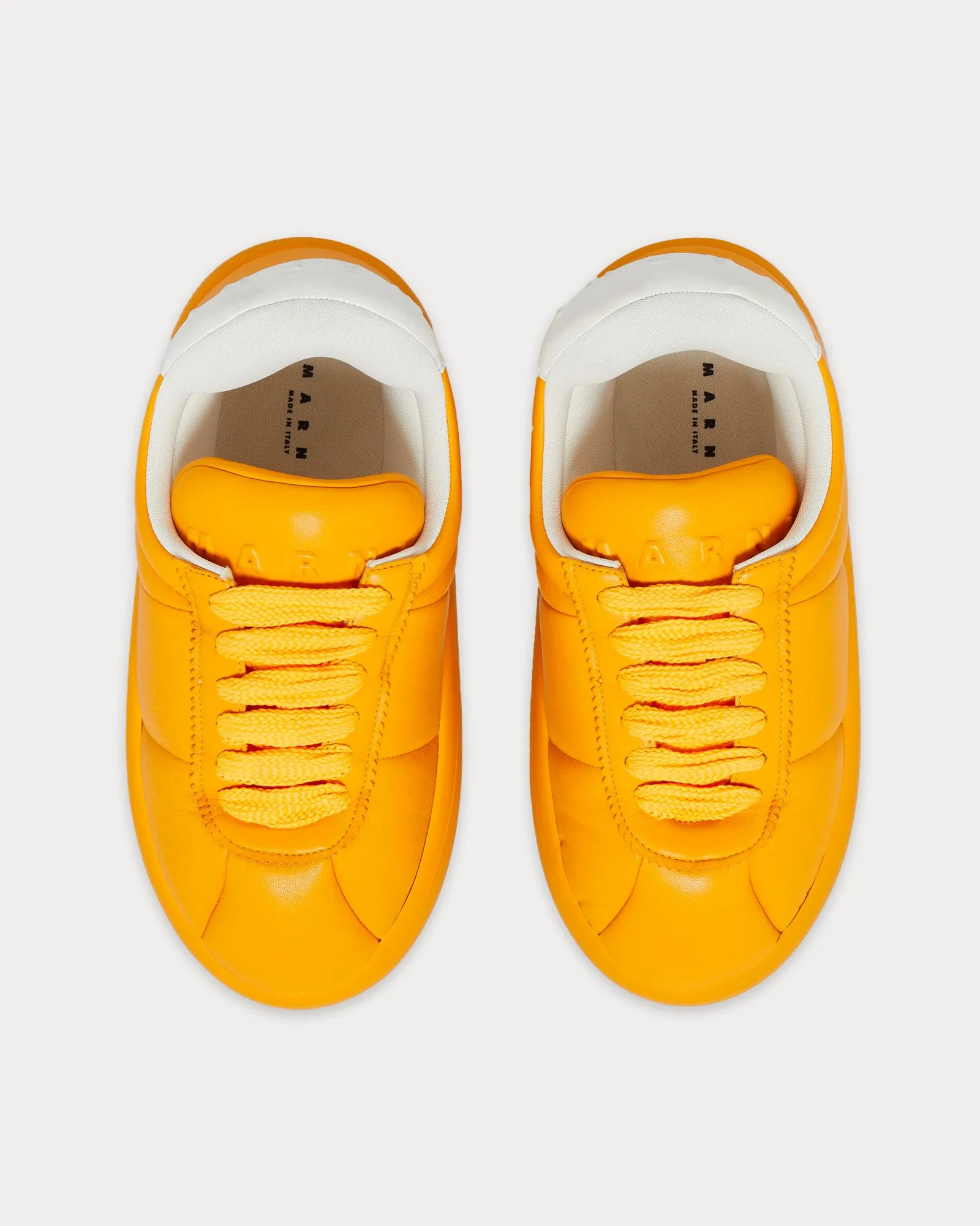 Bigfoot 2.0 Leather Orange Low Top Sneakers
