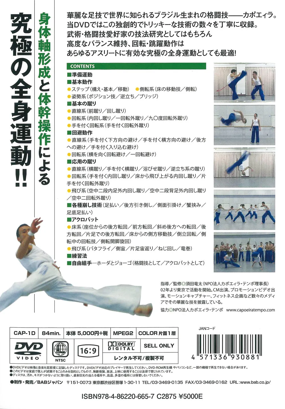 Capoeira Unleashed: Mastering Martial Arts and Acrobatics DVD