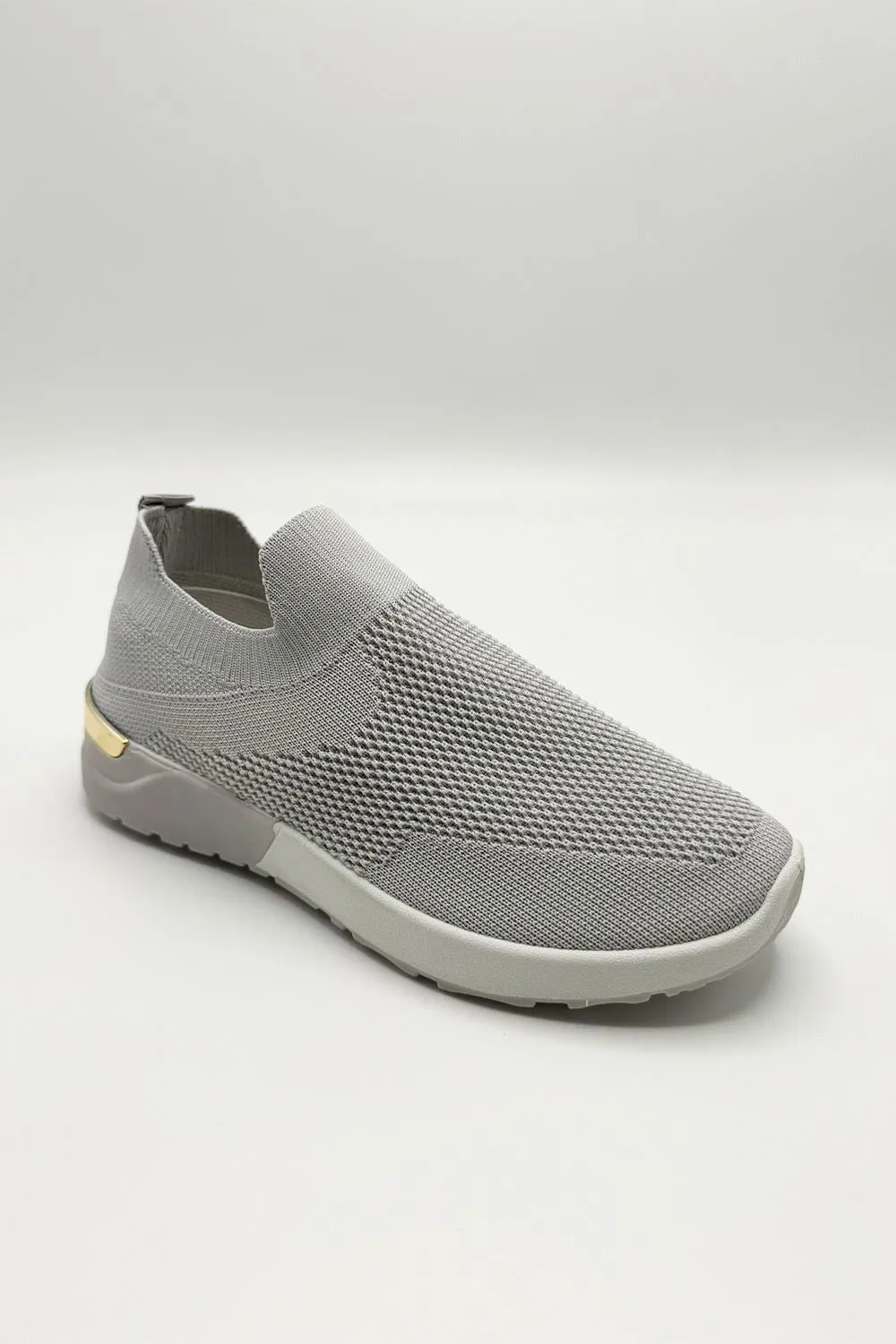 Chelsey Slip On Trainers in Grey