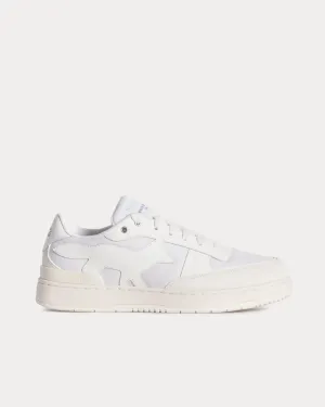 Chiru Canvas & Leather White Low Top Sneakers