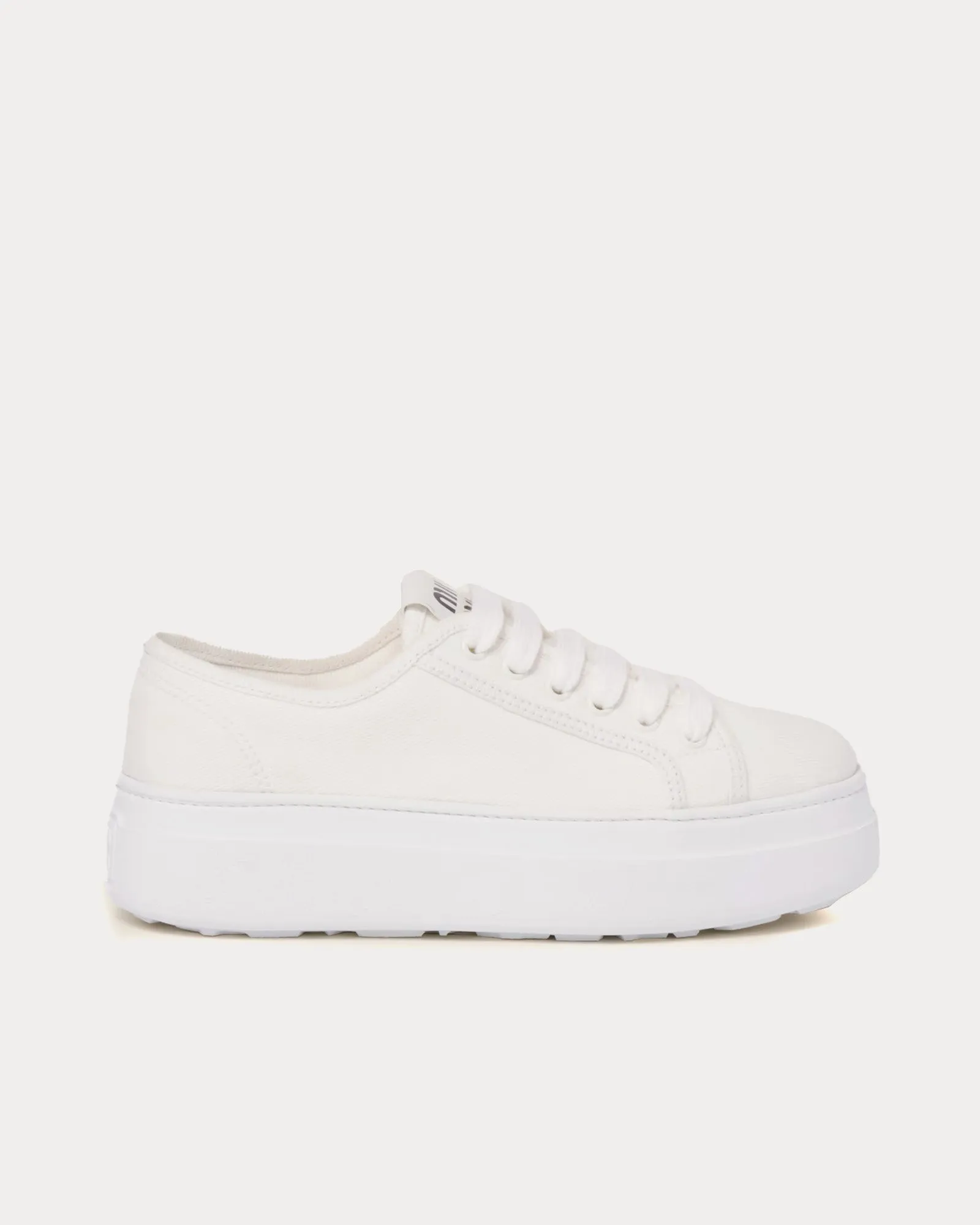 Denim White Low Top Sneakers