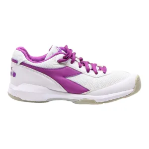 DIADORA Sneaker Trainers White Synthetic Womens UK 5