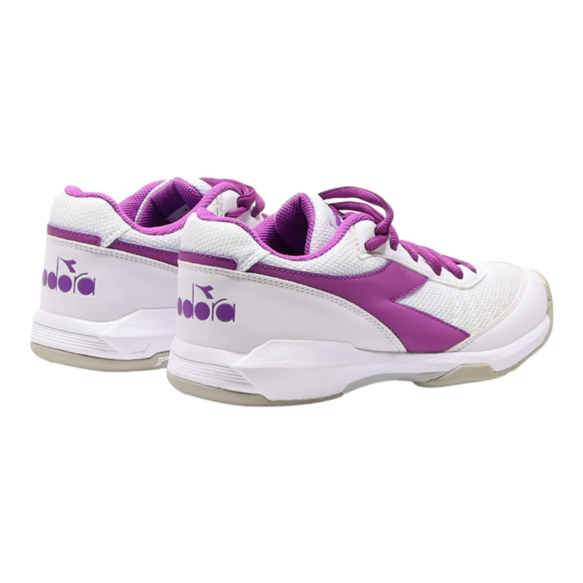 DIADORA Sneaker Trainers White Synthetic Womens UK 5