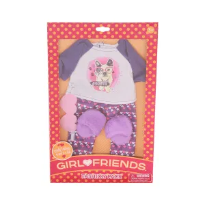 Dog Day Outfit - Fashion Pack for 18" Doll