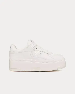 Freedots XL Calfskin Leather White Low Top Sneakers