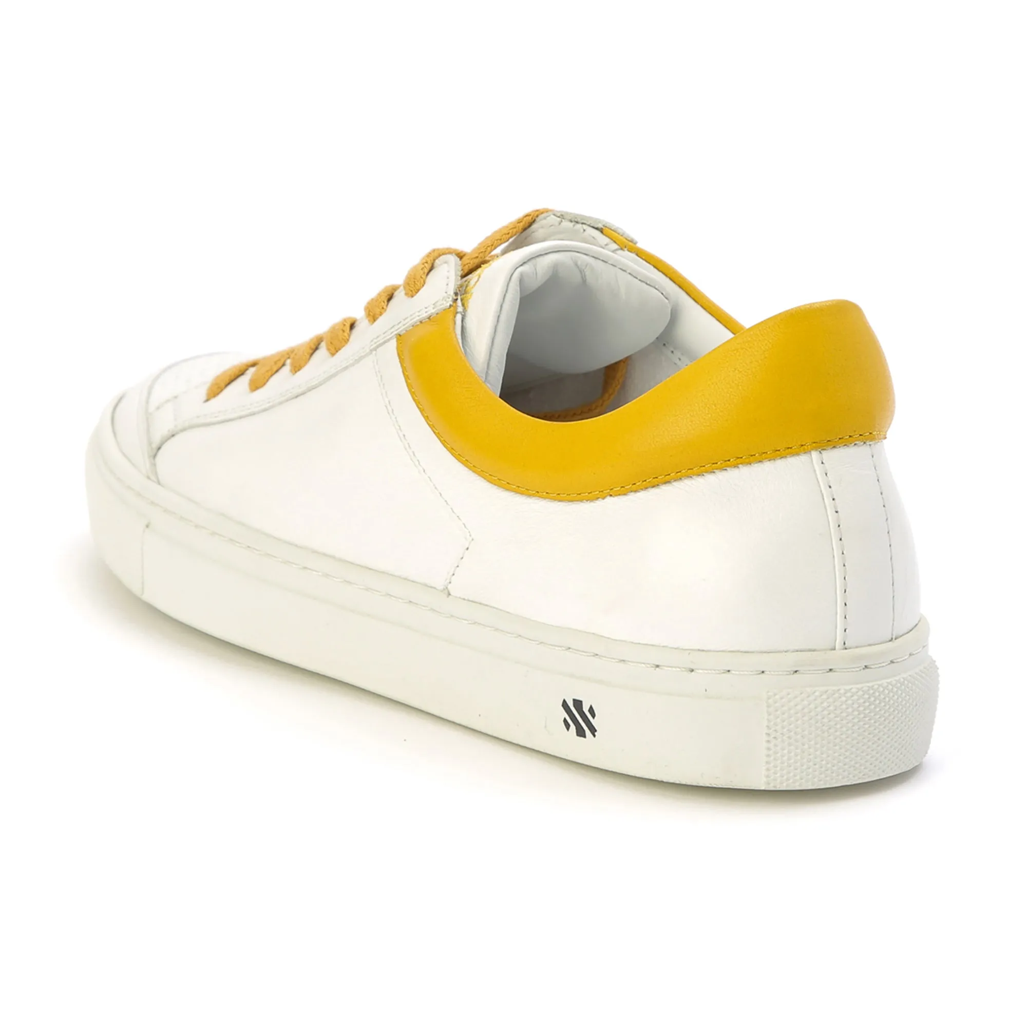 GABRIELLE low sneaker - white/yellow collar