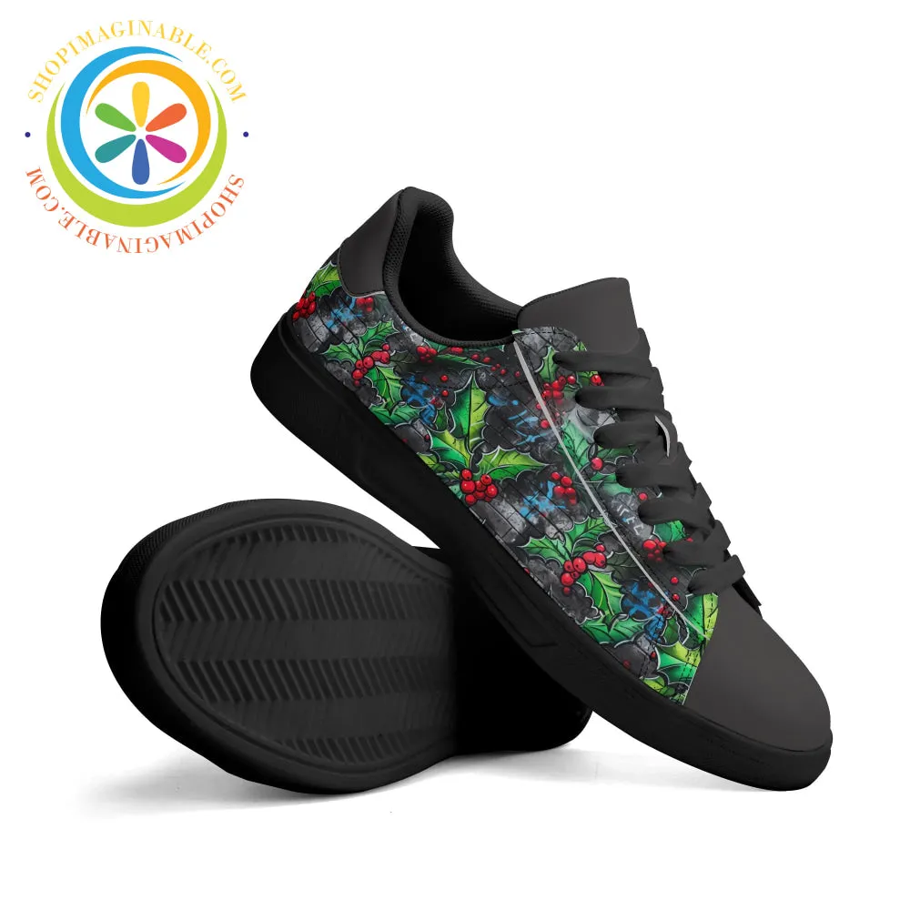 Graffiti Deck The Halls Skateboard Shoes