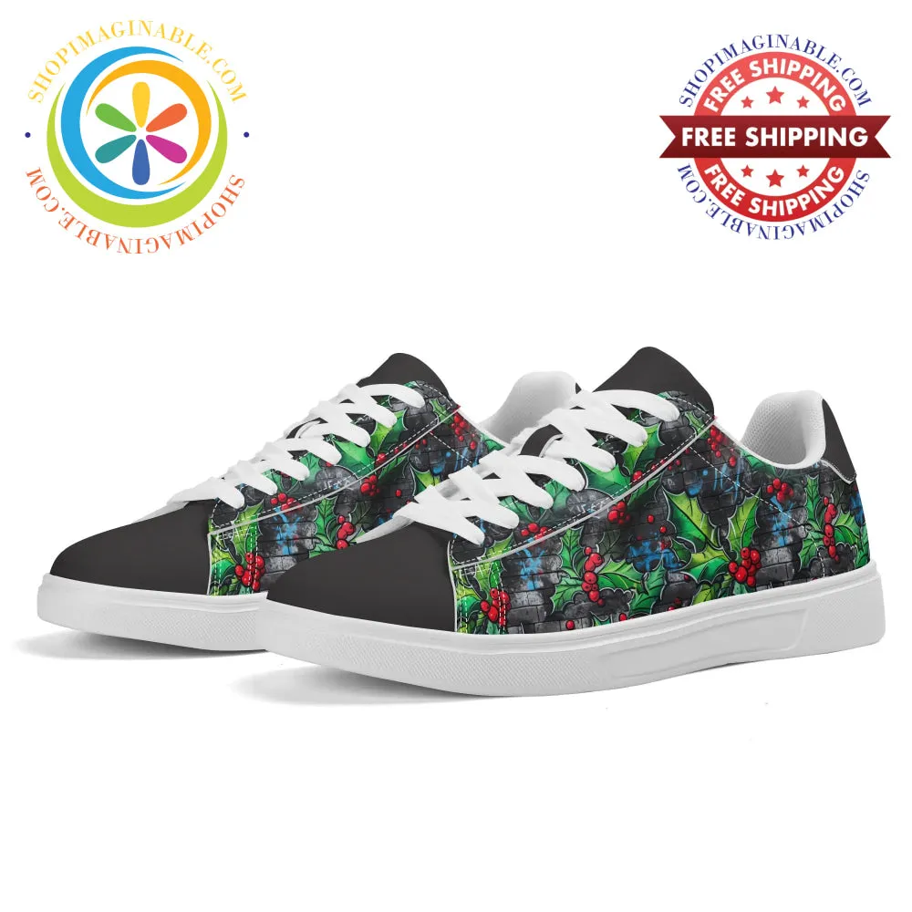 Graffiti Deck The Halls Skateboard Shoes
