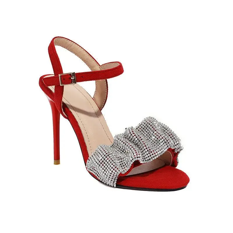 HEELS Roman Shoes for Women: Stylish Fish Mouth Toe High Heels