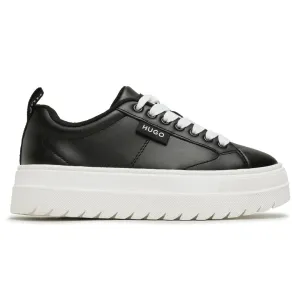 HUGO BOSS Lyssa Platform Logo Flag Signature Details Trainers 50498658-BLK
