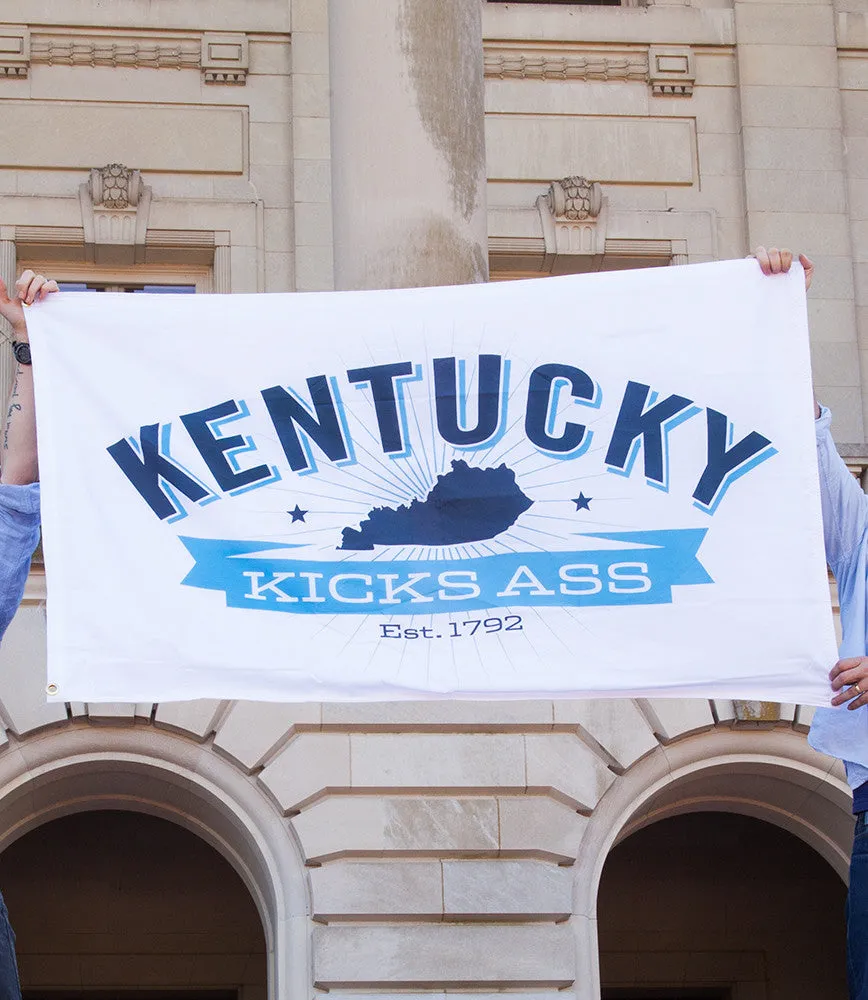 Kentucky Kicks Ass Flag