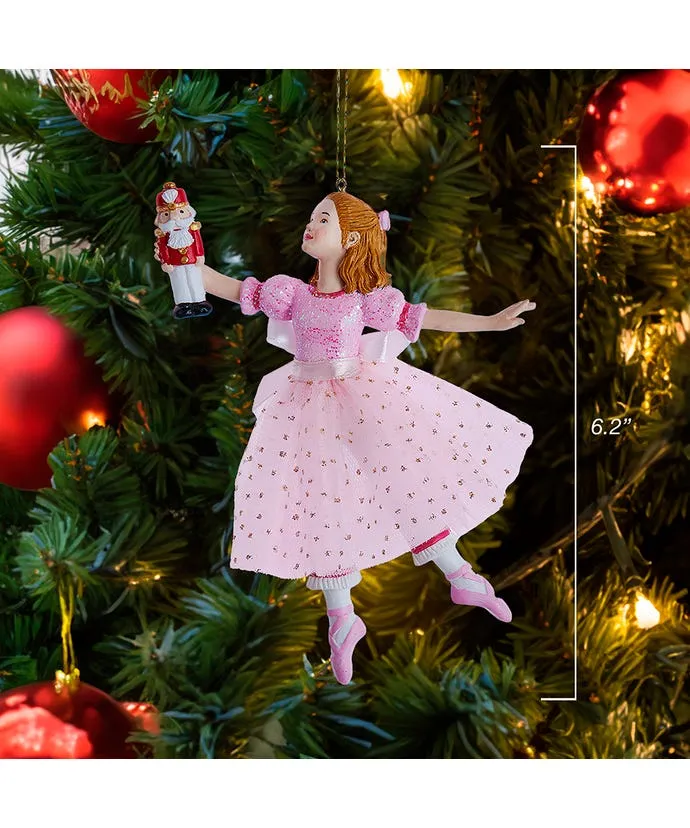 Kurt S. Adler Pink Clara Ballerina Ornament