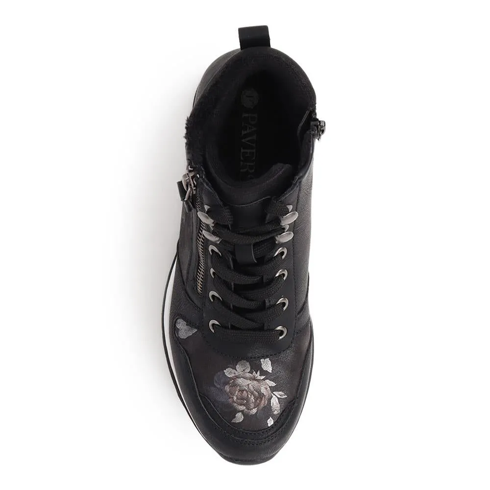 Lace-Up Heeled Trainers - PINYI40007 / 326 019