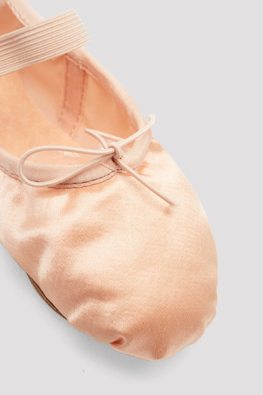 Ladies Stretch Satin Ballet Shoes