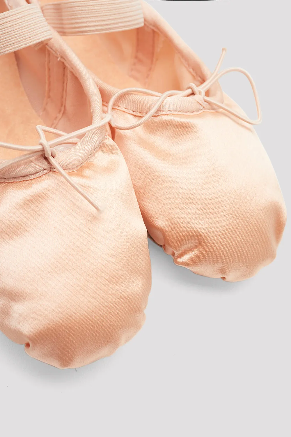 Ladies Stretch Satin Ballet Shoes