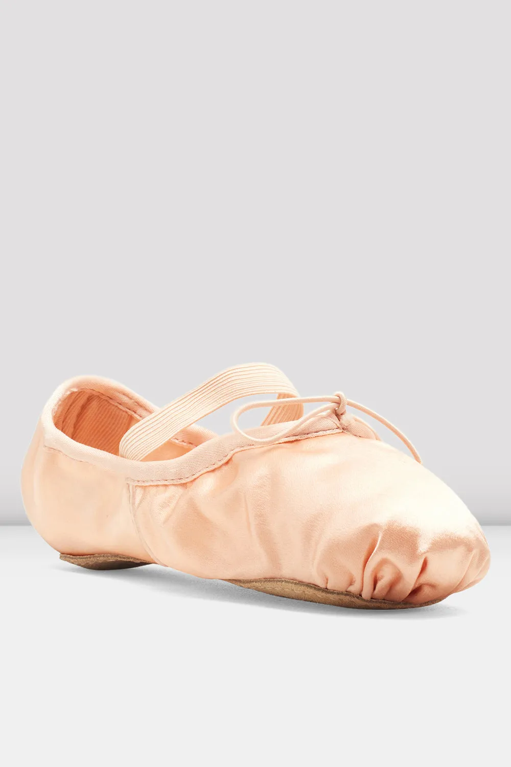 Ladies Stretch Satin Ballet Shoes