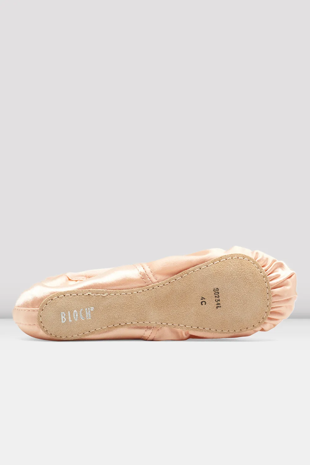 Ladies Stretch Satin Ballet Shoes