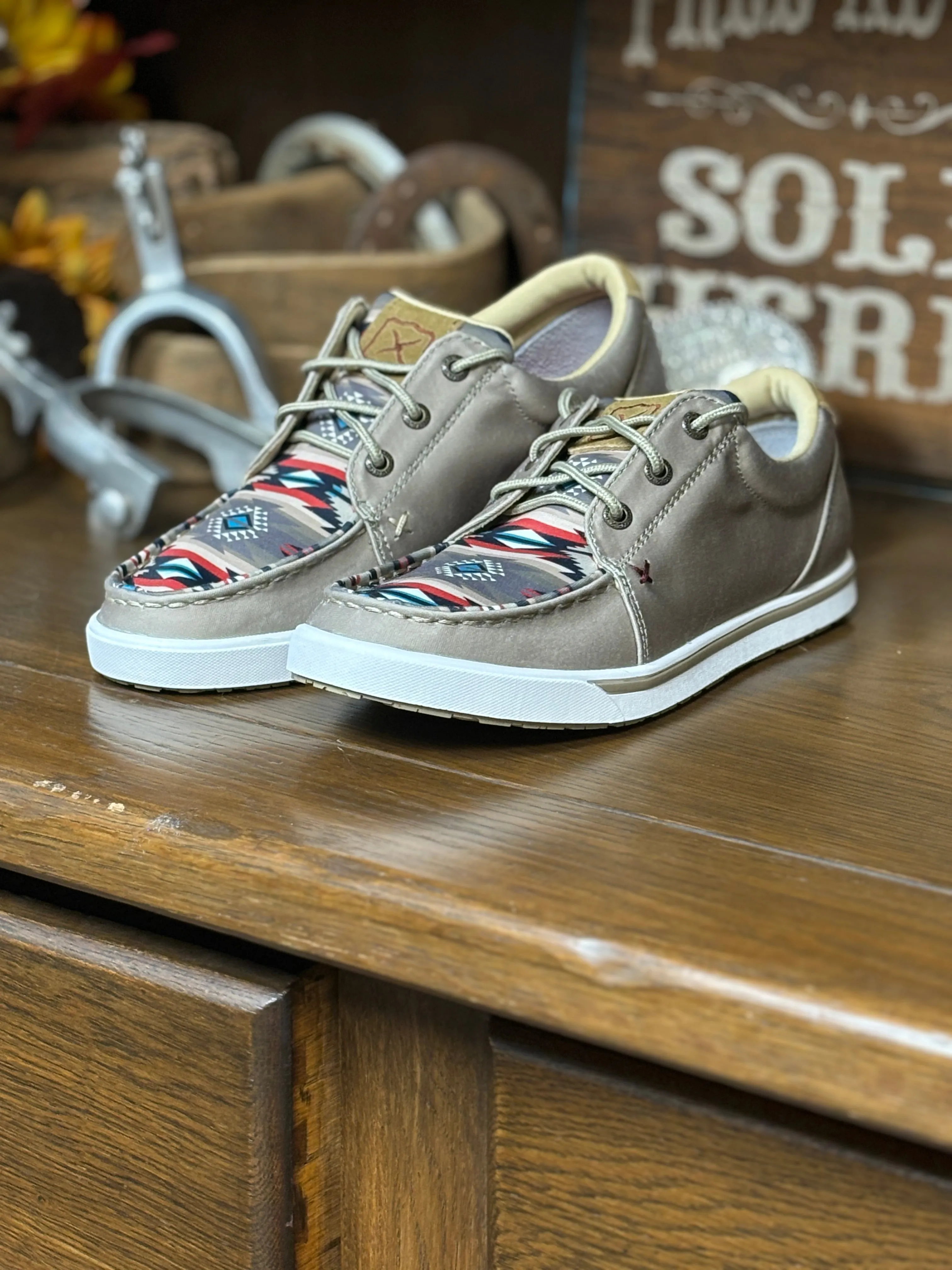 Ladies Twisted X Kicks ~ Sage Aztec