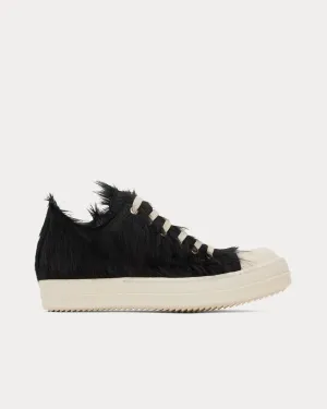 Low Hair On Leather Black / Milk / Milk Low Top Sneakers
