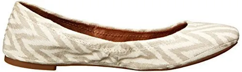 Lucky Brand Womens Emmie Fabric Closed Toe Ballet Flats, Ik Chvrn-Mns, Size 5.5
