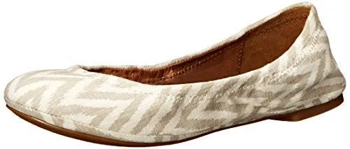 Lucky Brand Womens Emmie Fabric Closed Toe Ballet Flats, Ik Chvrn-Mns, Size 5.5