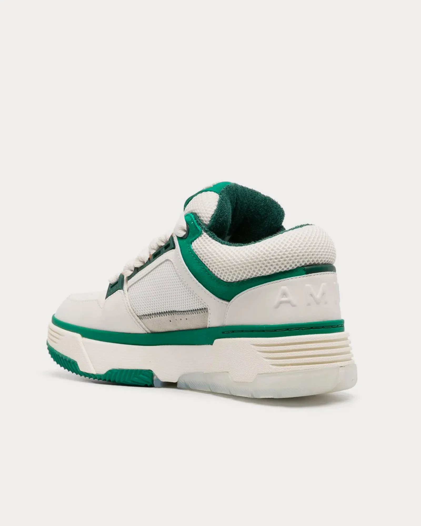 MA-1 White / Green Low Top Sneakers