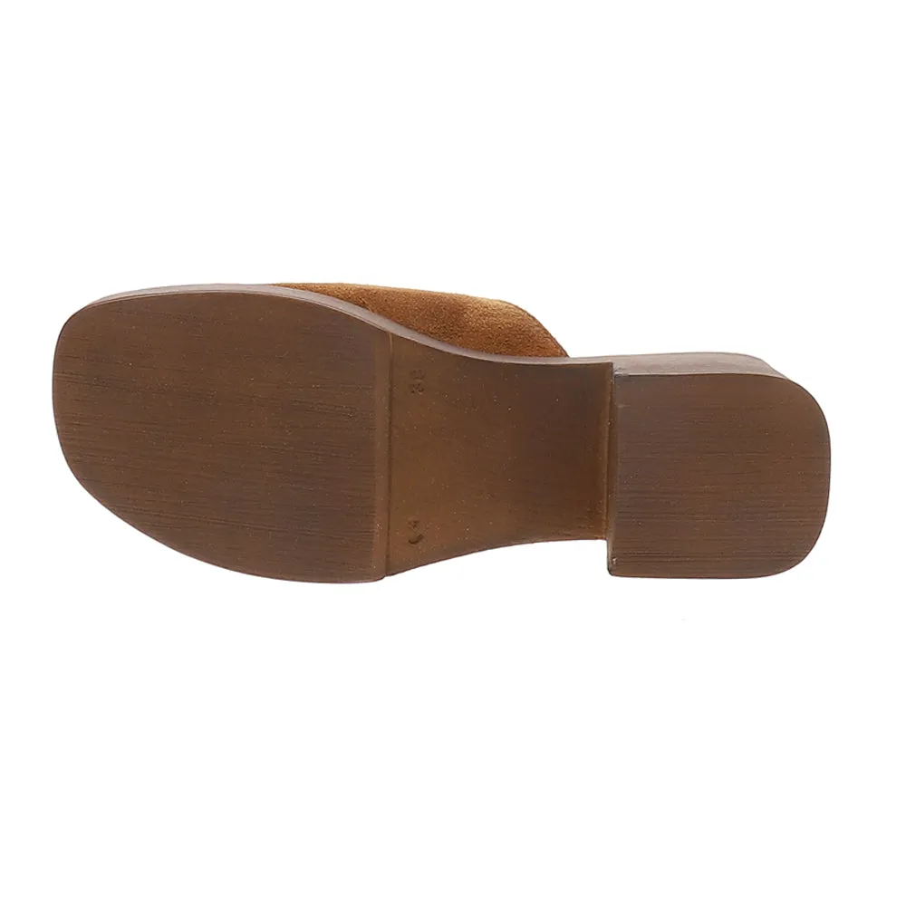 Made For Me Suede Slide Sandals