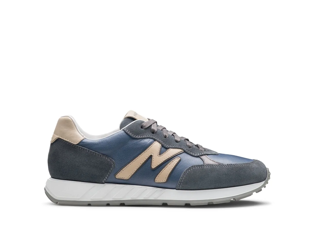 Magnanni - Yoki Retro - Indigo Suede/Cream
