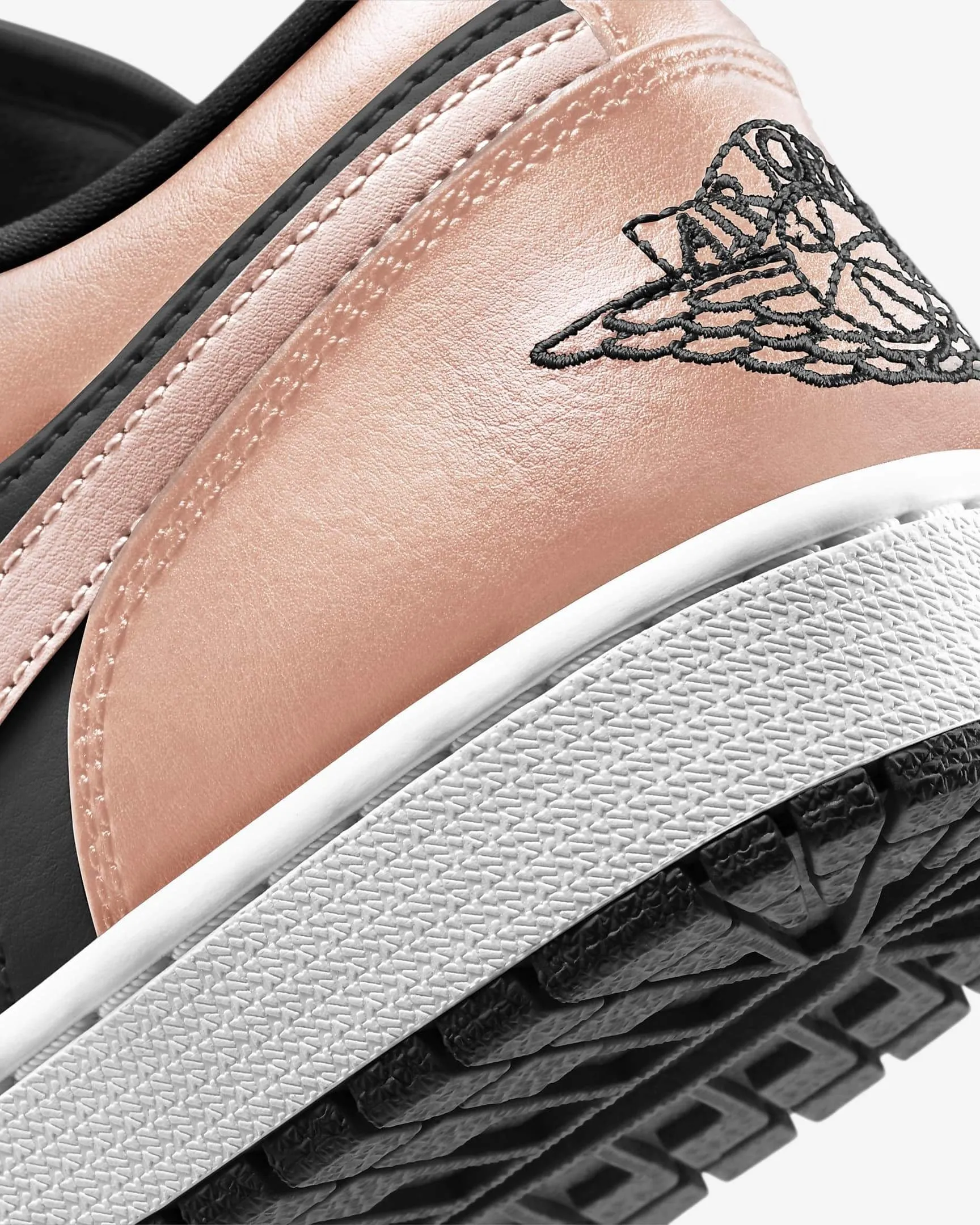 Men's Air Jordan 1 Low "Black Crimson TInt" (Arctic Orange)(553558-034)