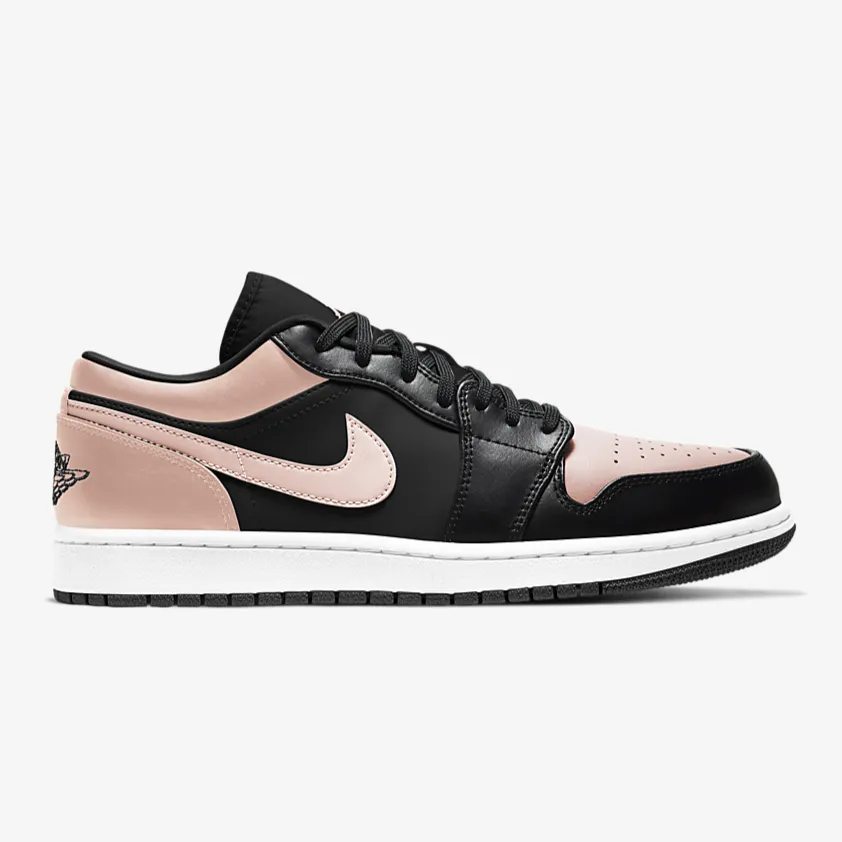 Men's Air Jordan 1 Low "Black Crimson TInt" (Arctic Orange)(553558-034)