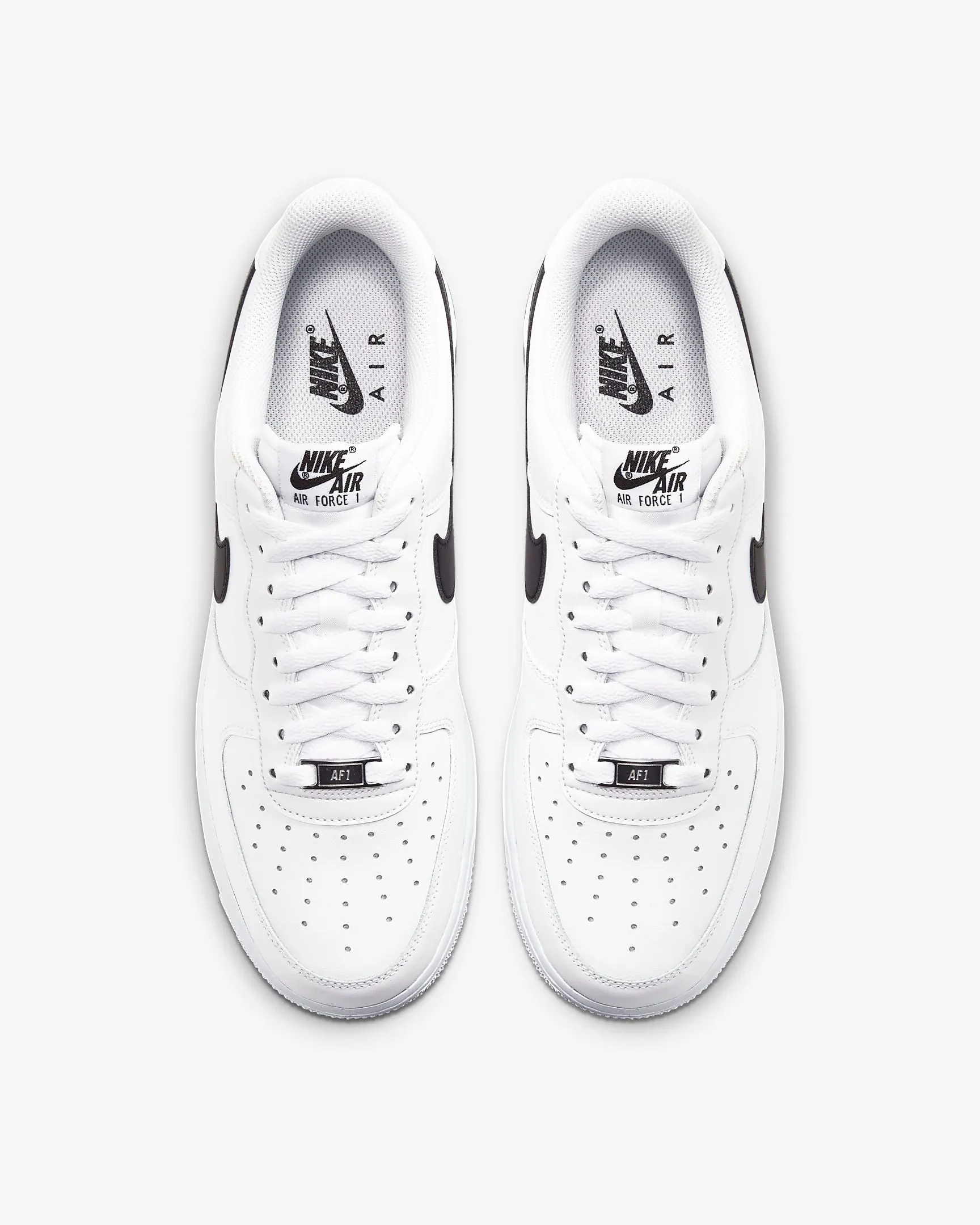Men's Nike Air Force 1 '07 (White/Black)(CJ0952-100)