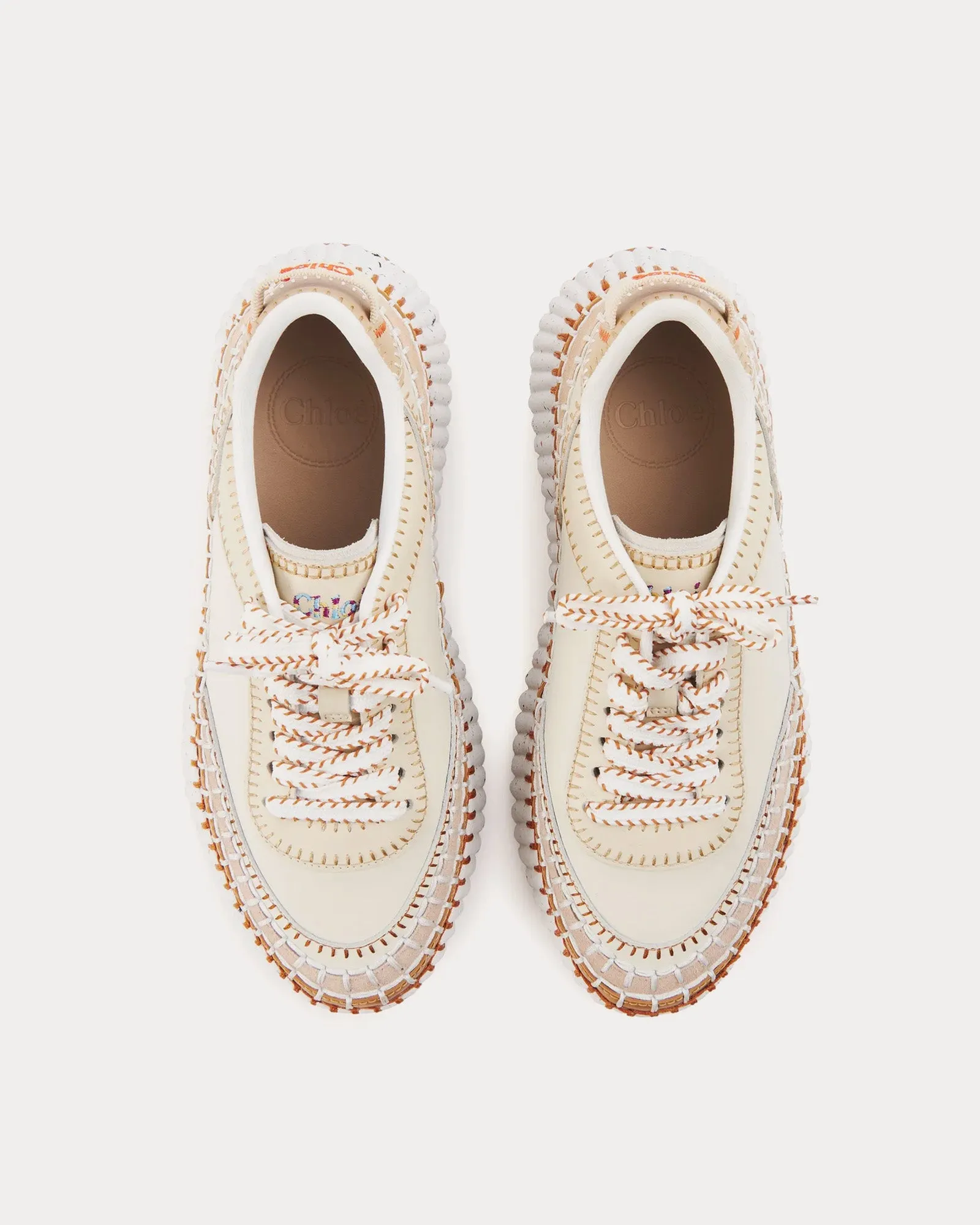 Nama Pearl Beige Low Top Sneakers