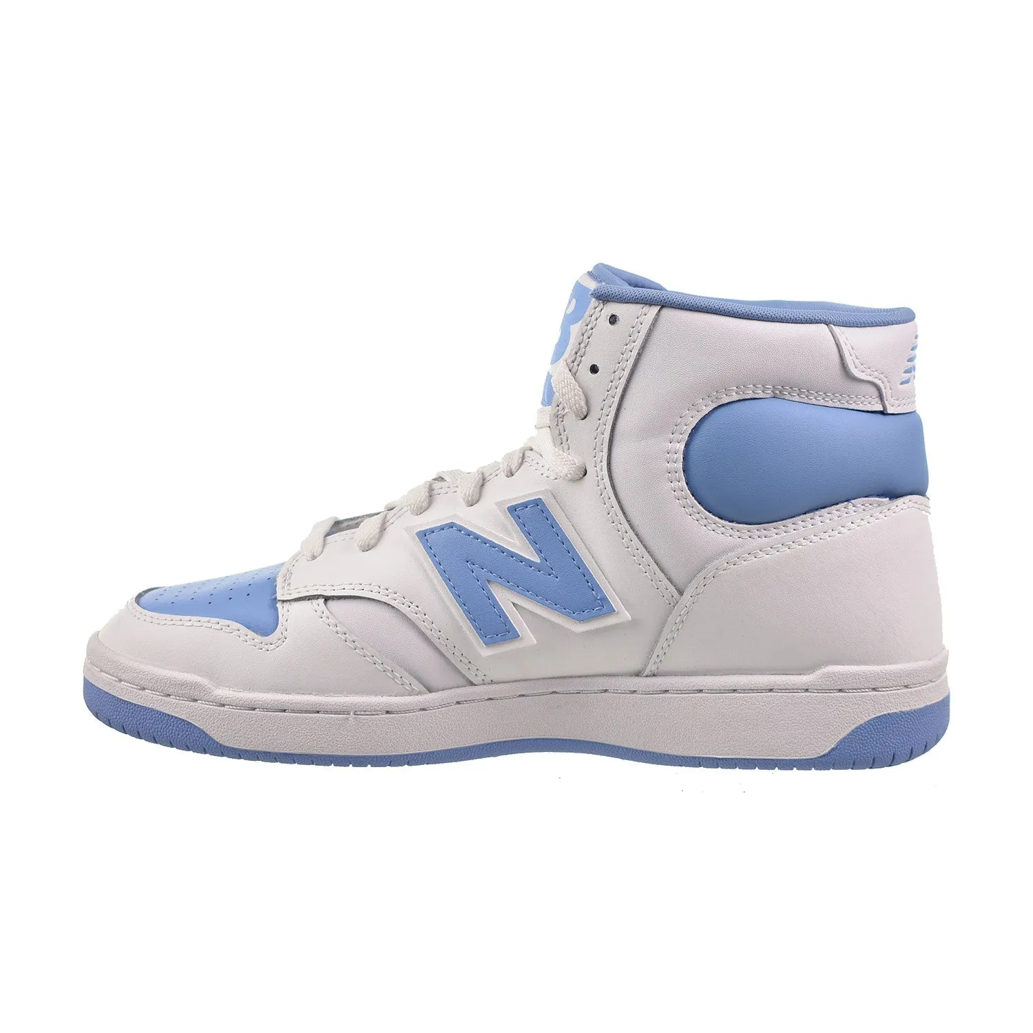 New Balance BB480 Hi Men's Shoes White-Blue