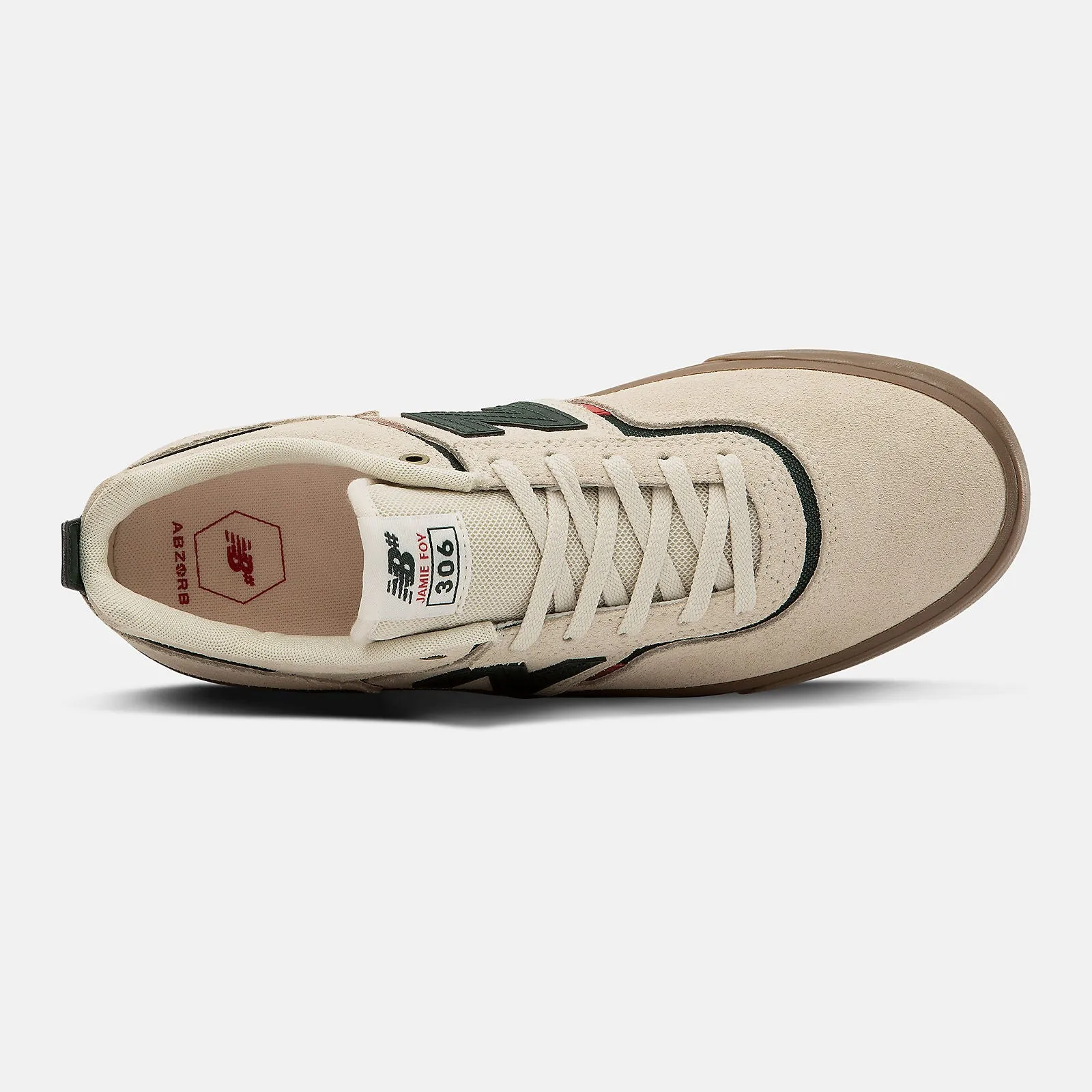 New Balance Numeric Jamie Foy 306 Skateboard Shoe - White/Green